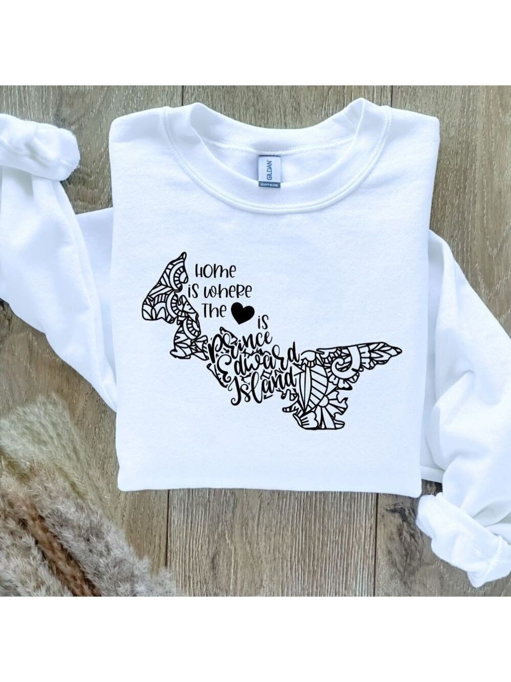 Home Is Where The Heart Is Canadian Provinces Sweatshirt - Prince Edward Island
